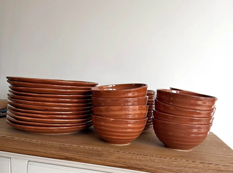 Home Discovery Dinnerware Set in Terracotta