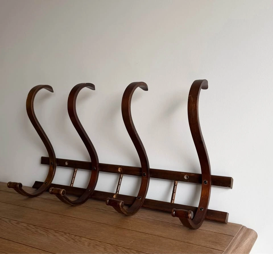 Vintage Bentwood Wall Coat Rack/Hat Rack - photo 2