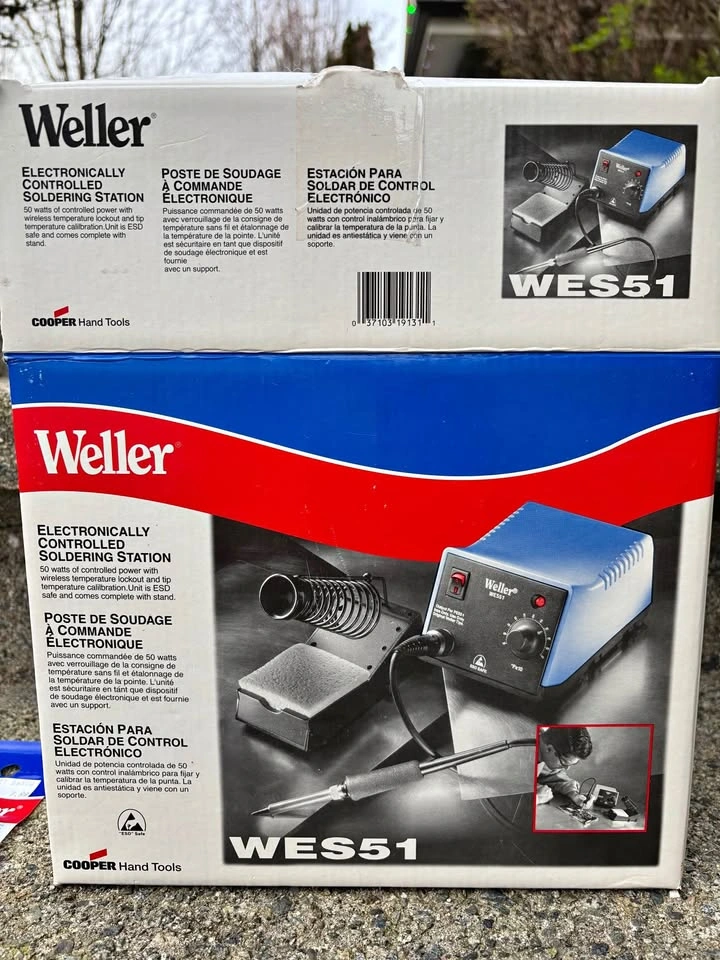 Weller WES51 Analog Soldering Station - New In Box