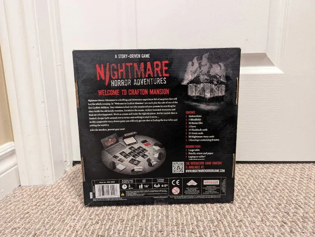 Nightmare Horror Adventure Murder Mystery Board Game image indicator(2)