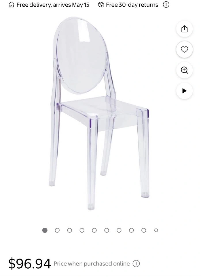 Clear Acrylic Chair - photo 4