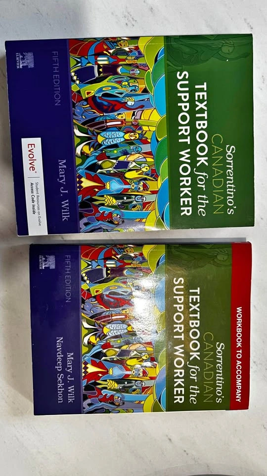 Sorrentino's Canadian Support Worker Textbook + Workbook (5th Ed
