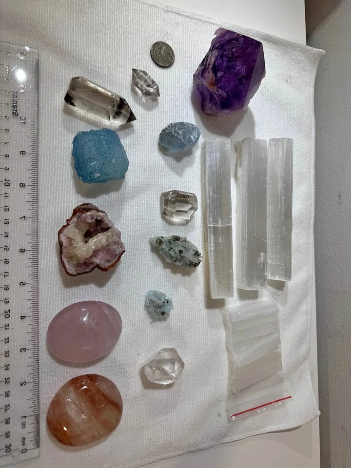 Misc Crystal bundle metaphysical minerals