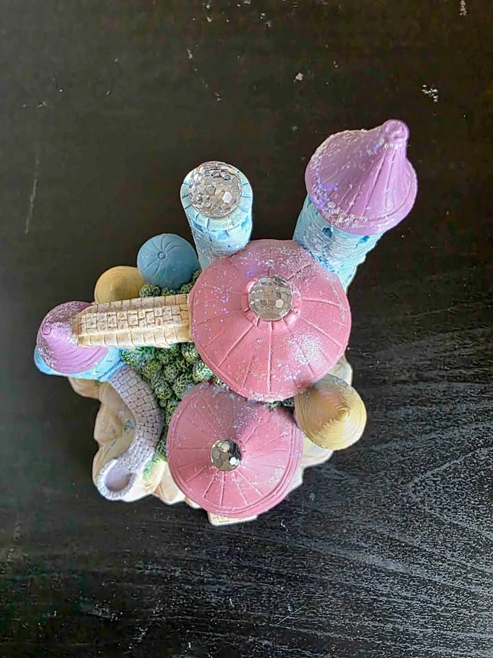 Spoontiques Fairy Tale Castle Mini Figurine Fantasy 4"