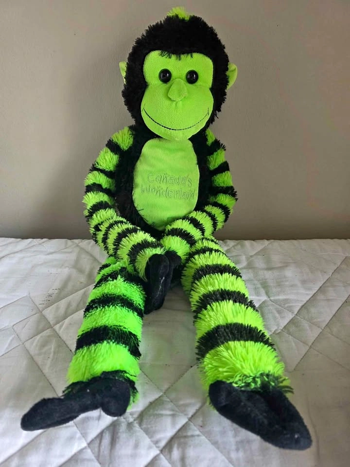Early 2000s Canada's Wonderland Fiesta Monkey Plush