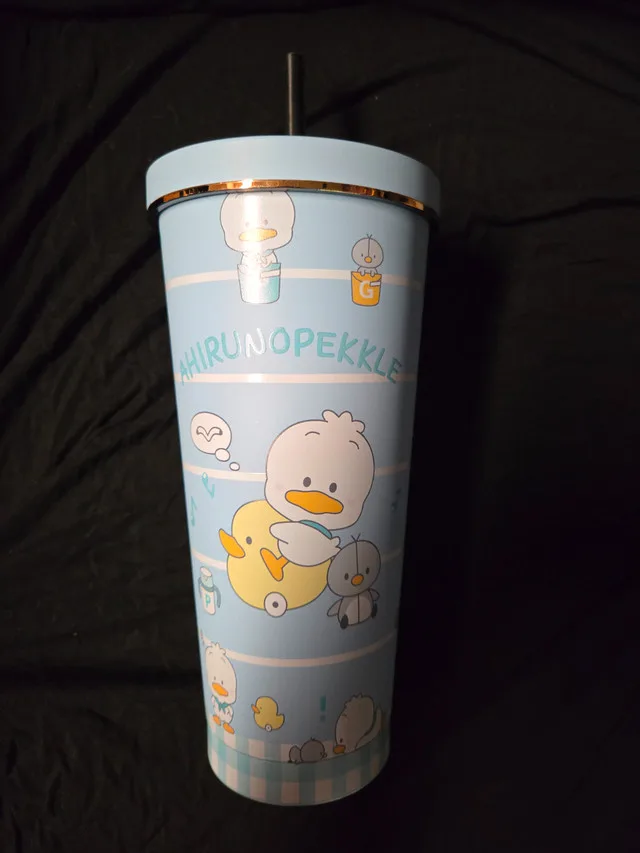 Ahirunoppekle Tumbler with Straw (Sanrio) thumbnail