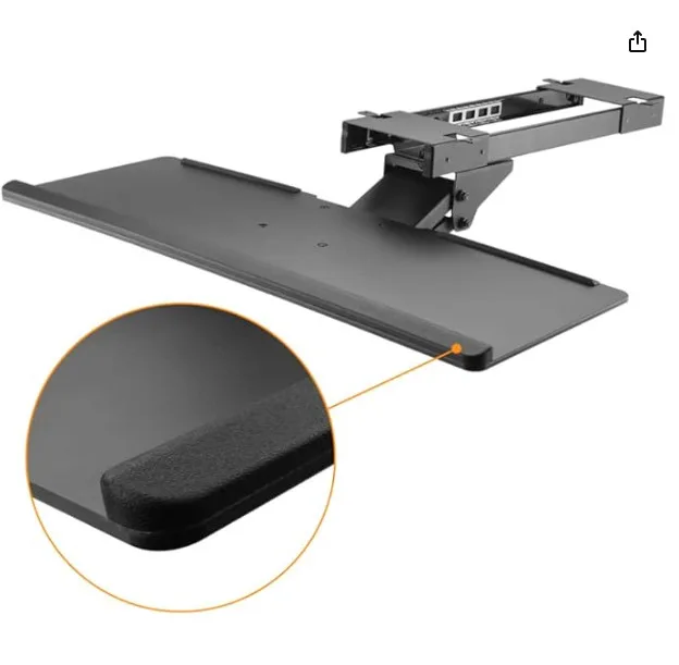 PrimeCables Under Desk Keyboard Tray 26.4" image indicator(2)