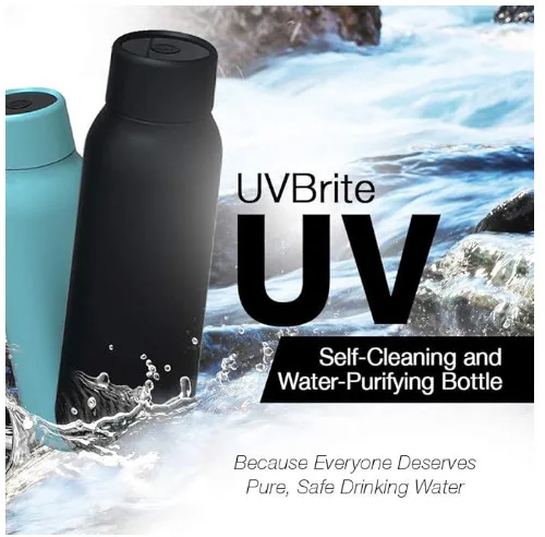 UVBRITE UV Self-Cleaning Water Bottle (550ml) image indicator(3)