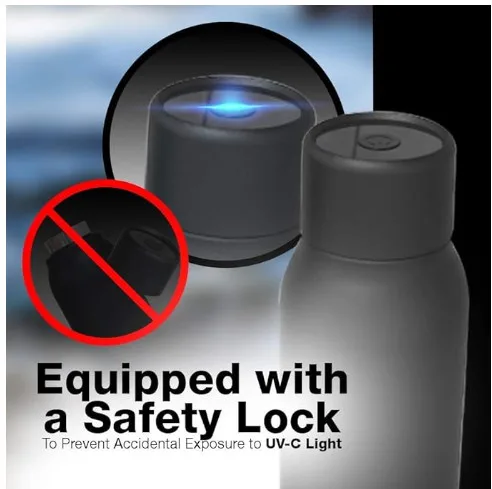 UVBRITE UV Self-Cleaning Water Bottle (550ml) image indicator(4)