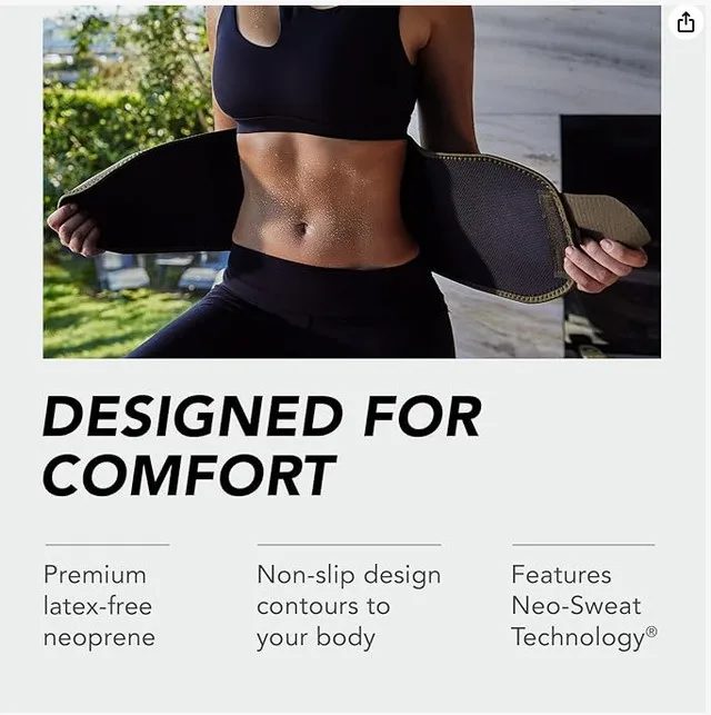 Sweet Sweat Waist Trimmer (Pink, Size Large 38–44") image indicator(5)