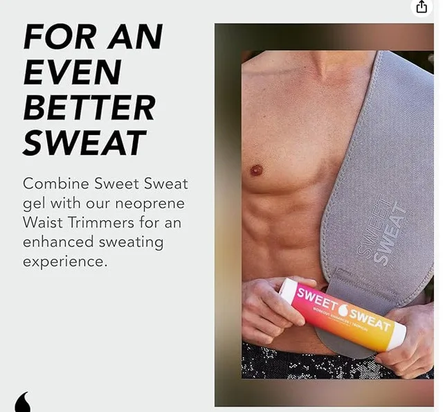 Sweet Sweat Waist Trimmer (Pink, Size Large 38–44") image indicator(6)