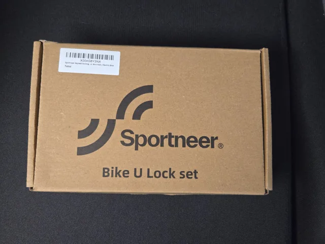 Sportneer Heavy-Duty U-Lock Bike Lock with 5ft Cable image indicator(6)