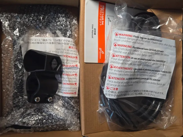 Sportneer Heavy-Duty U-Lock Bike Lock with 5ft Cable image indicator(7)