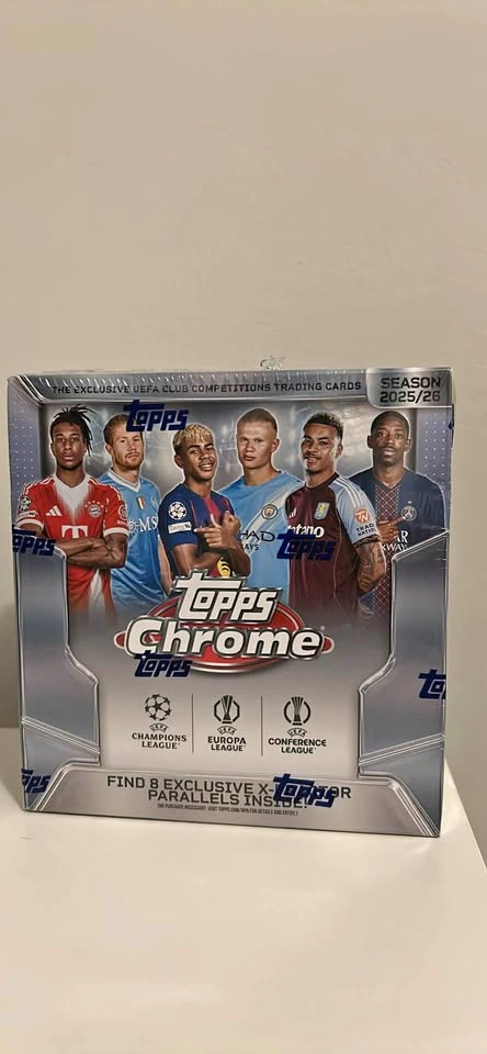 Topps Chrome Soccer UCC 25/26 Mega Box