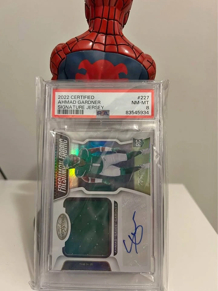 2022 Sauce Gardner PSA 8 Auto Patch Rookie Card 229/349