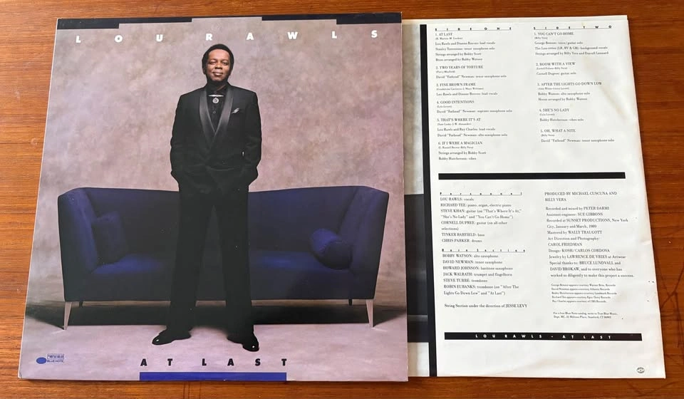 1989 Lou Rawls – At Last (Vinyl, Blue Note Jazz Record) - photo 4