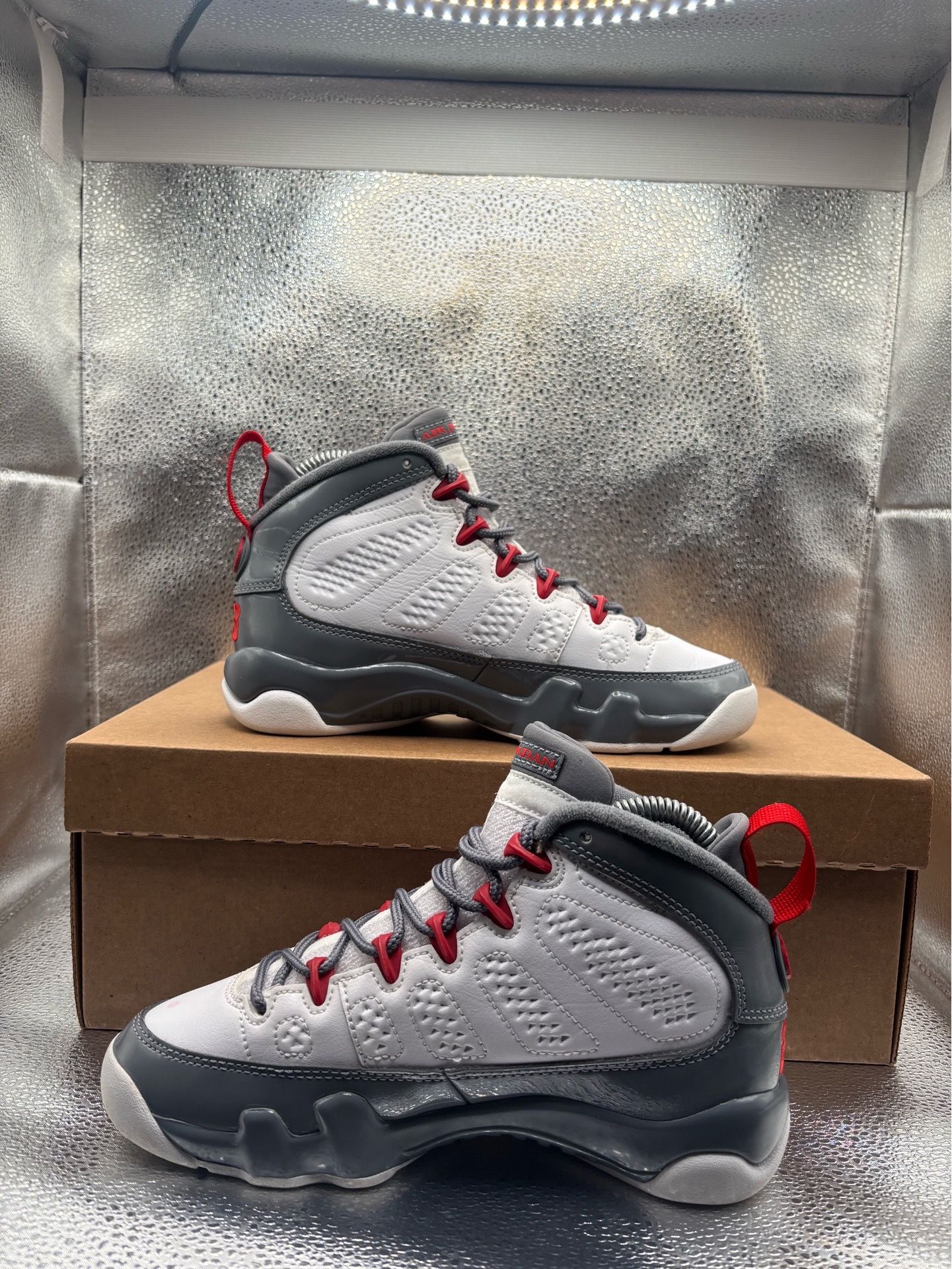 Air Jordan 9 Fire Red GS - photo 5