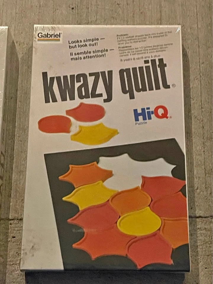 Vintage find - still sealed - game “Kwazy quilts”