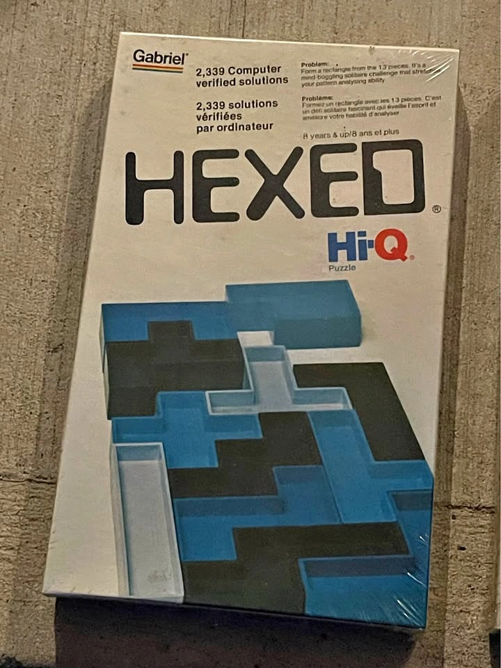 Vintage 1970s "HEXED" HI-Q Game - Still Sealed