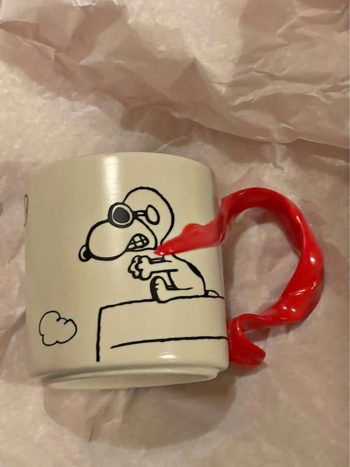 Rare Hallmark Snoopy Red Baron Mug - New