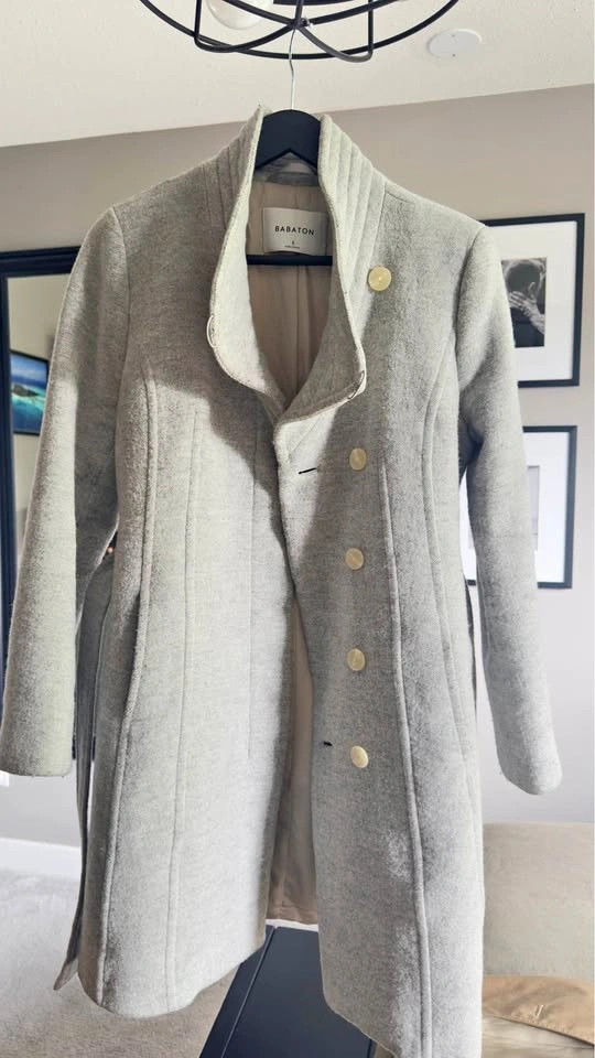Babaton Wool Coat from Aritzia – Size S