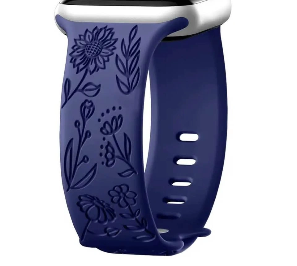 Floral Apple Watch Band and Screen Protector Case Set - 42mm - photo 4