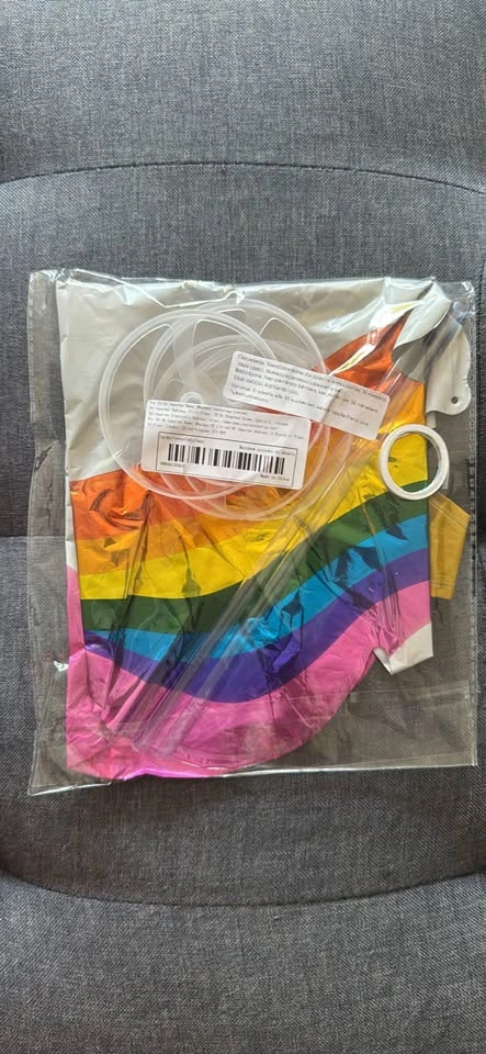 Rainbow Unicorn Walking Foil Balloon - photo 2