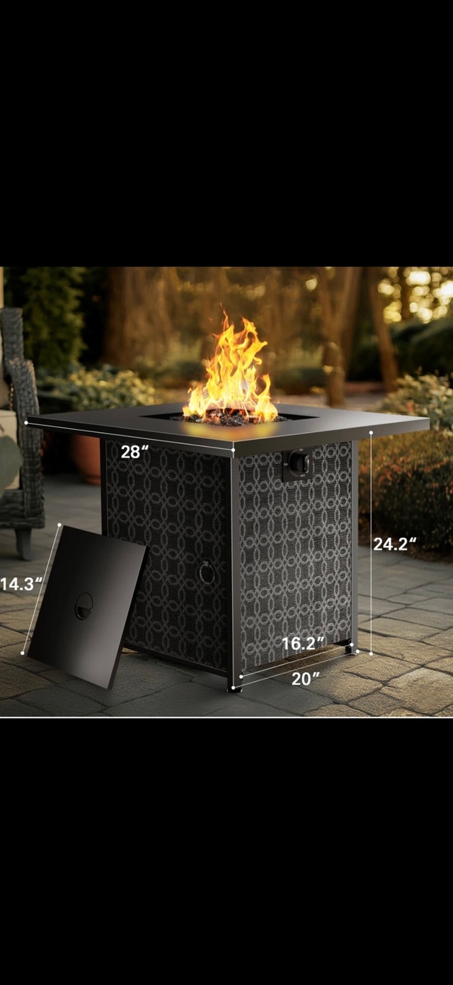 Wayfair 28” Gas Fire Table – Brand New in Box - photo 2
