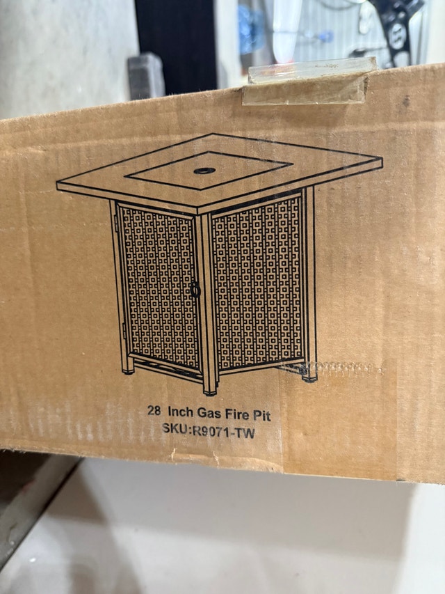 Wayfair 28” Gas Fire Table – Brand New in Box - photo 3