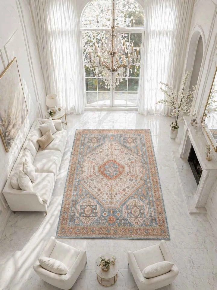 BOHO AREA RUG WASHABLE NEW 🆕5x3 FT - photo 2