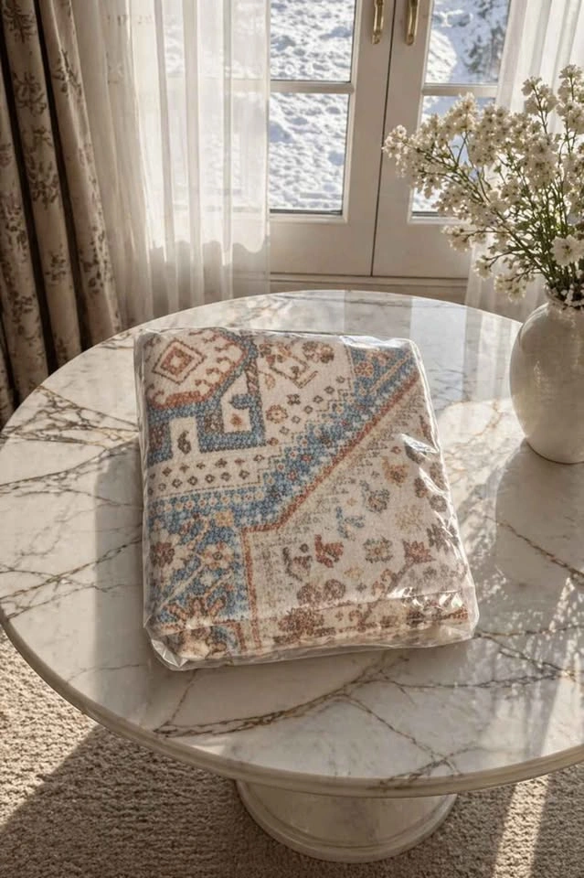 BOHO AREA RUG WASHABLE NEW 🆕5x3 FT - photo 3