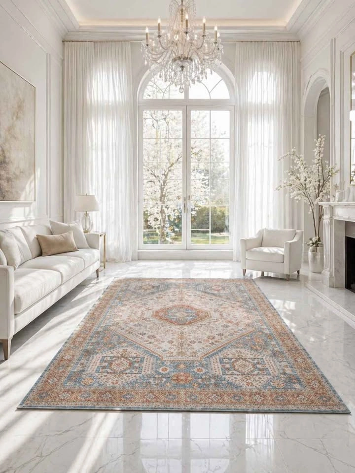 BOHO AREA RUG WASHABLE NEW 🆕5x3 FT - photo 5