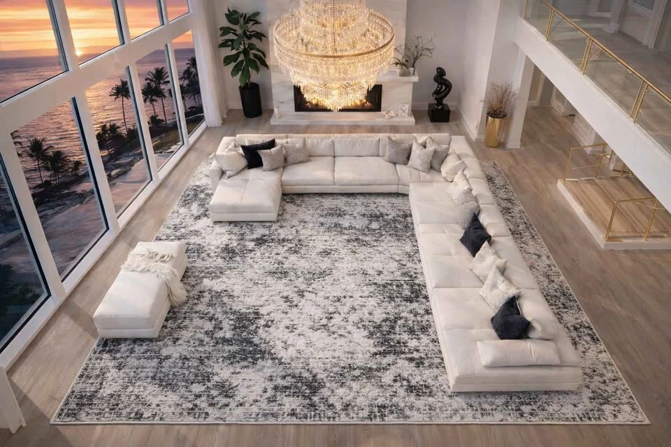 9x12 ft ABSTRACT STATEMENT RUG - photo 5