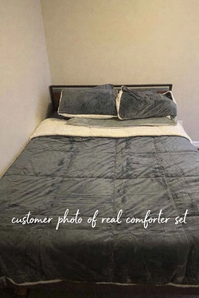 KING 3 PIECE SOFT PLUSH COMFORTER SET 🆕 - photo 4