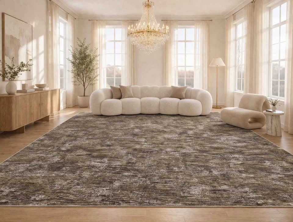 9X12 SOFT CREAMED TRUFFLE WASHABLE AREA RUG - photo 4