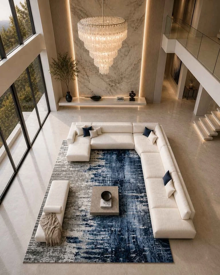 ABSTRACT 9x12 FT AREA RUG - photo 2