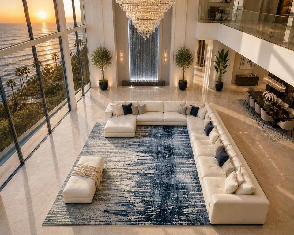 ABSTRACT 9x12 FT AREA RUG - photo 4