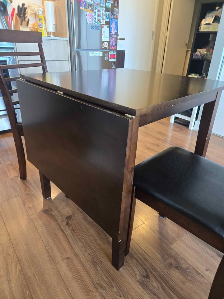 Convertible Dining Table & 2 Chairs - photo 4