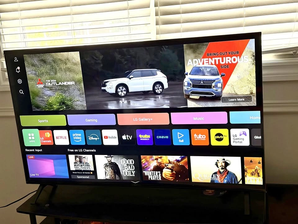 LG 55-Inch UA7500 4K Smart TV With Cupboard