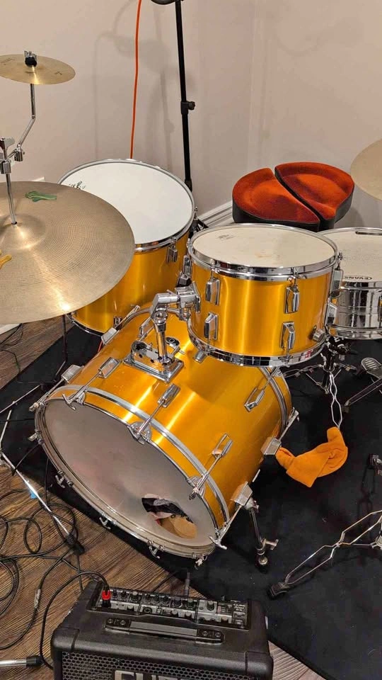 ORANGE STEWART DRUM KIT