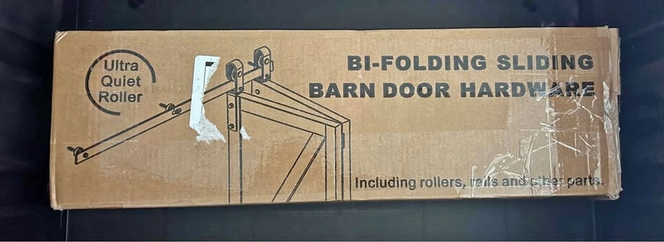 Bi-Folding Sliding Barn Door Hardware Kit