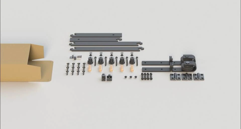 Bi-Folding Sliding Barn Door Hardware Kit - photo 3