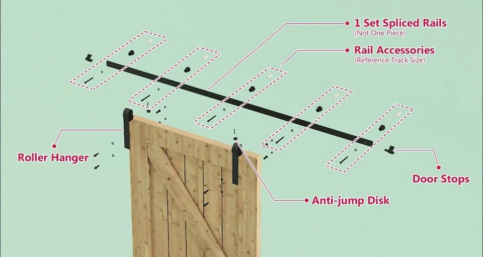 Sliding Barn Door Hardware Kit - photo 2