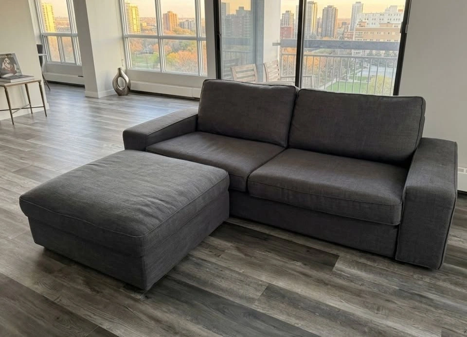 KIVIK Sofa and Ottoman storage Combo - photo 2