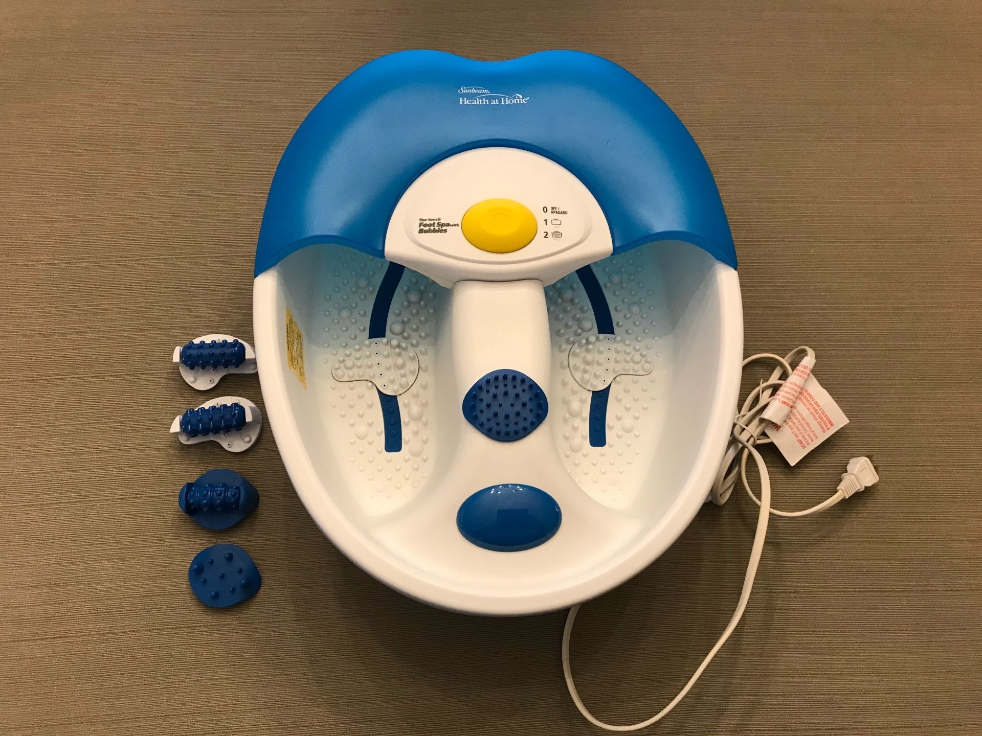 SUNBEAM HEALTH AT HOME - TOE TOUCH FOOT SPA