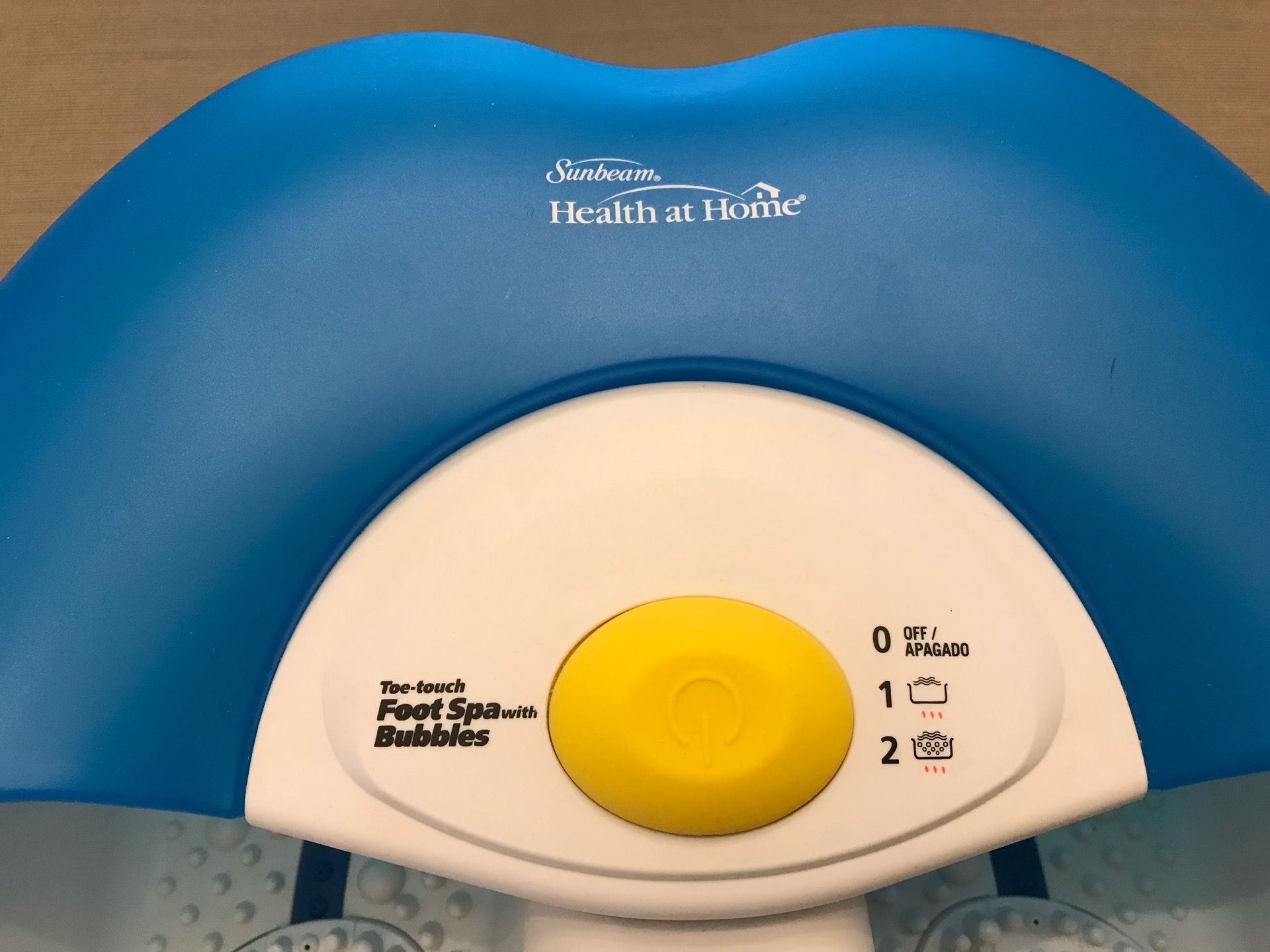 SUNBEAM HEALTH AT HOME - TOE TOUCH FOOT SPA - photo 2