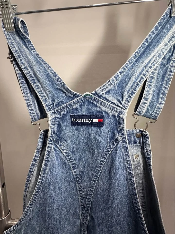 Y2K 90s Tommy Hilfiger Denim Overalls Small - photo 4
