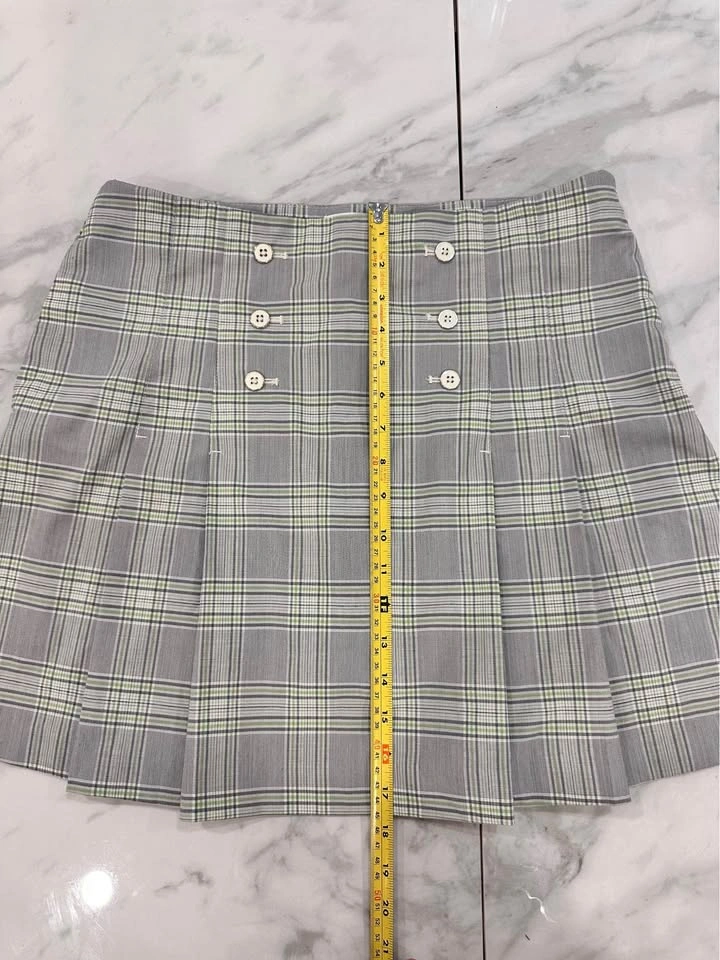 NEW IZOD XFG Golf Skort Plaid Mini Skirt - Size 8 - photo 5
