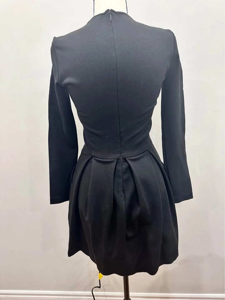 Sunday Best Aritzia Tartine Black Long Sleeve Pleated Dress Size - photo 5