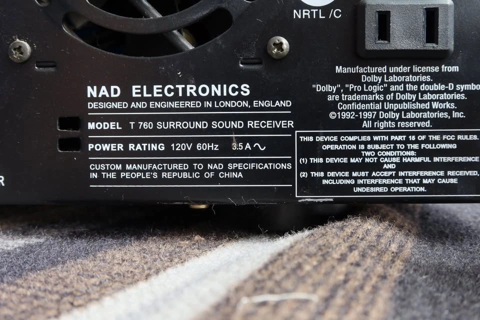 NAD T760 Receiver - Needs Repair (Read On!) - photo 3